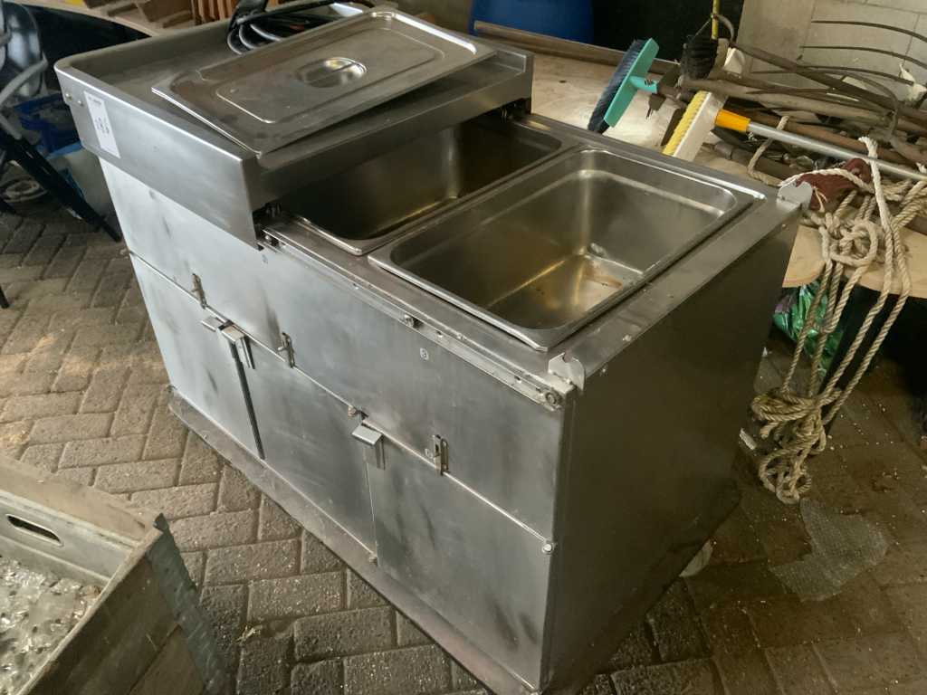 Au-bain-marie frituurwagen