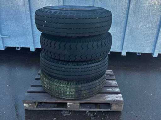 Duolingo – Landwirtschaftsreifen Highway 10.50x13 mit 8-Loch Felge (4x)