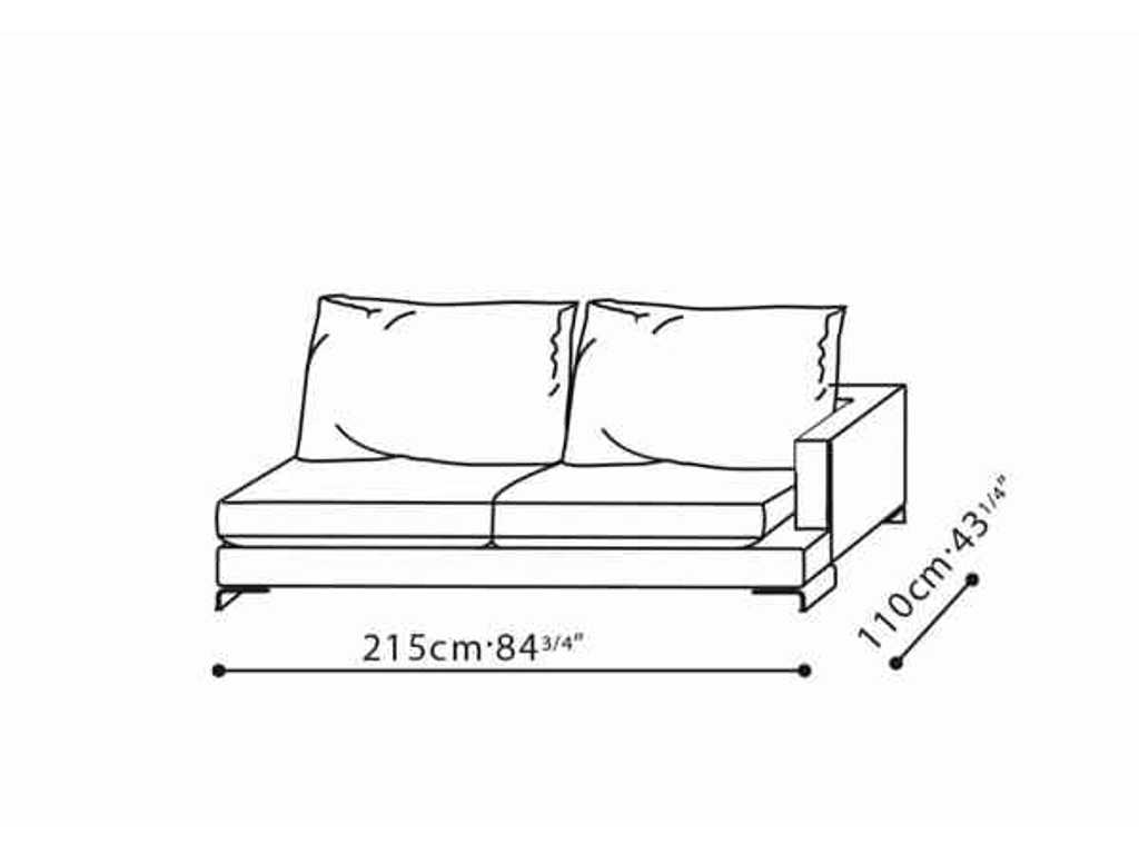 RAF Sofa LAZYTIME PLUS-06 CAMERICH