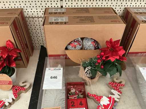 Weihnachtsdekoration für Partys.