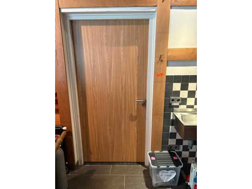 Binnendeur - Licht Eiken (2x)