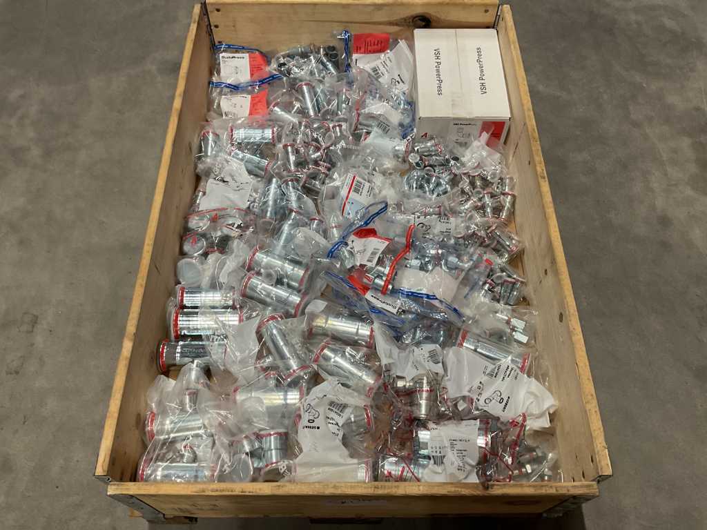 Partij stalen persfittingen, 290 stuks