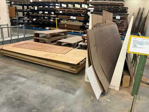 Série de divers matériaux en feuilles