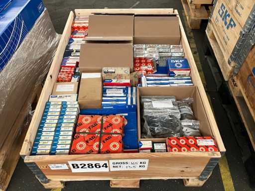 135 kg net bearings from SKF, FAG, INA, IKO, RHP, NKE and others
