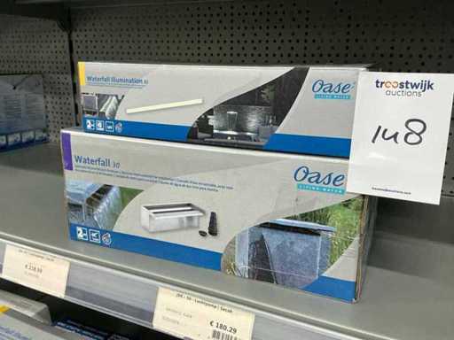 Cascada Oase 30 Cascadă încastrată cu iluminat