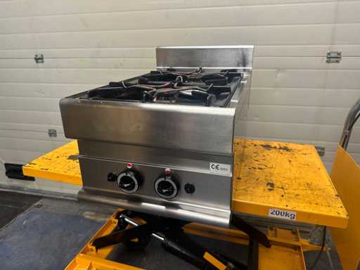 Cuisinière à gaz à deux brûleurs