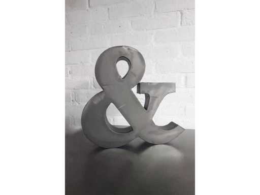 Quip & Co 30,5 cm Metall-Ampersand (&) (10x)