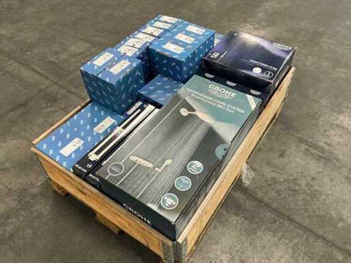 Large batch of Grohe faucets and accessories
