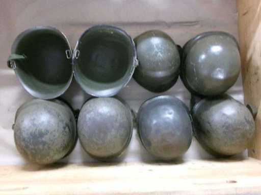 Austrian. Helmet M1, defective (U3) (13x)