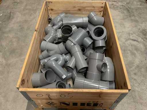 Partij PVC hulpstukken