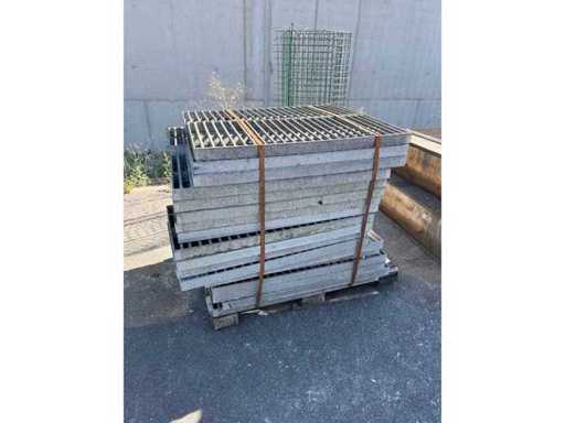 galvanized - Steel slatted floor