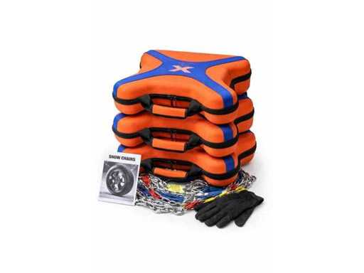 Set aus 3 Paaren neuer Box-Wagenketten