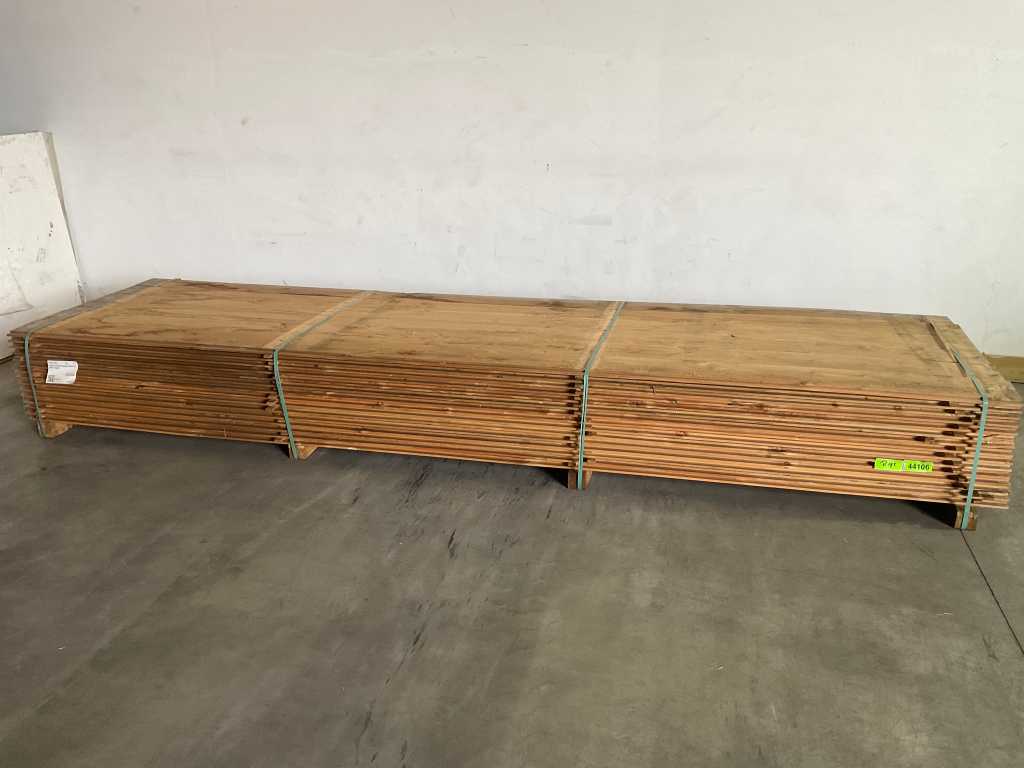 Douglas plank dubbel lip profiel 400x19x1,8 cm (50x)
