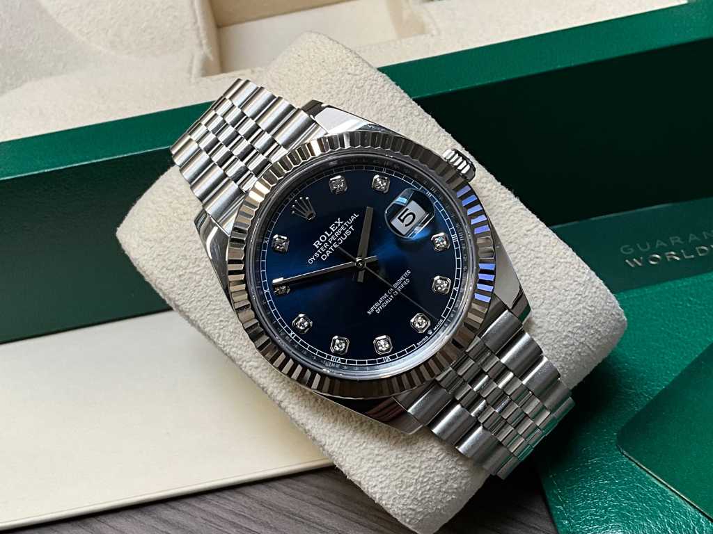 Rolex Datejust II Blue diamond dial