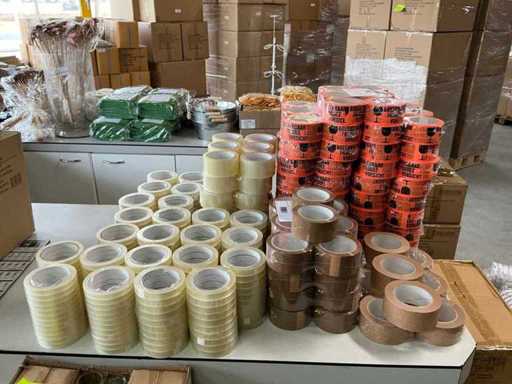 Partij diverse rollen tape (390x)