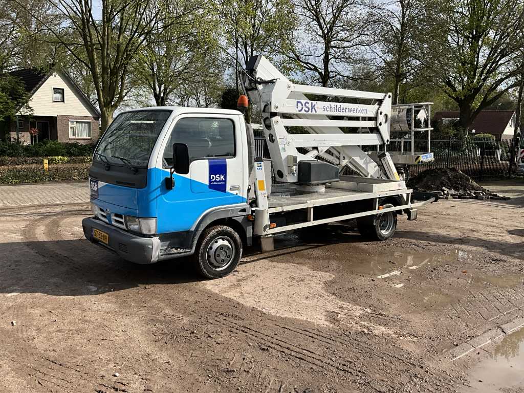 2001 Nissan Cabstar Auto Boom Lift With Custers CTE Z20E Articulated Boom Lift