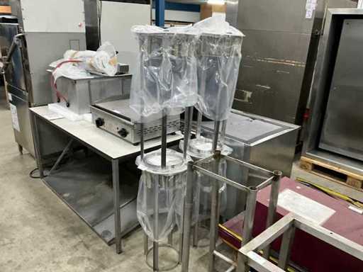 Mobile Containing inbouw bordenlowerators (4x)