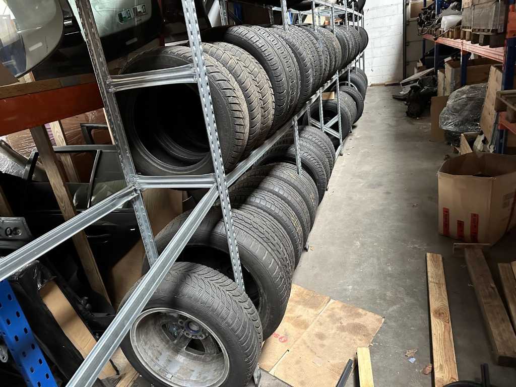Lot Wheels Tires Rims Steel Rims Car Parts