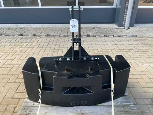 Cast Iron Front Weight, "800kg"