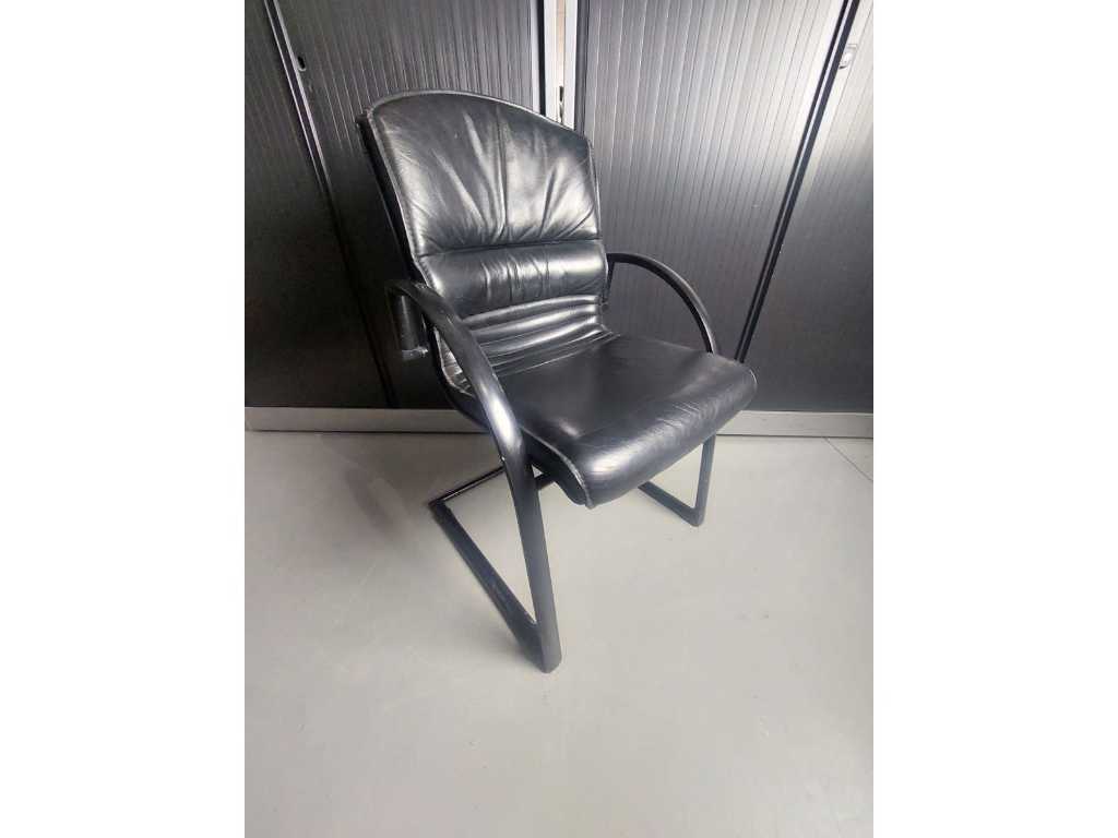 10 x Giroflex leather conference chair
