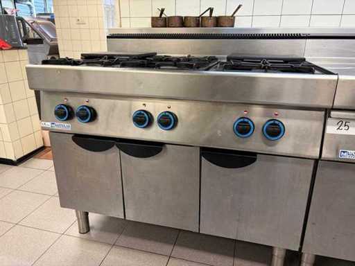 Plaque modulaire 70-110 PCG en acier inoxydable en 6 parties