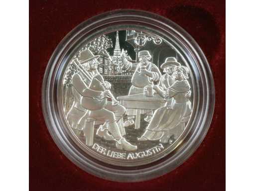 Austria 10 Euro 2011 Zilver Proof Der liebe Augustin