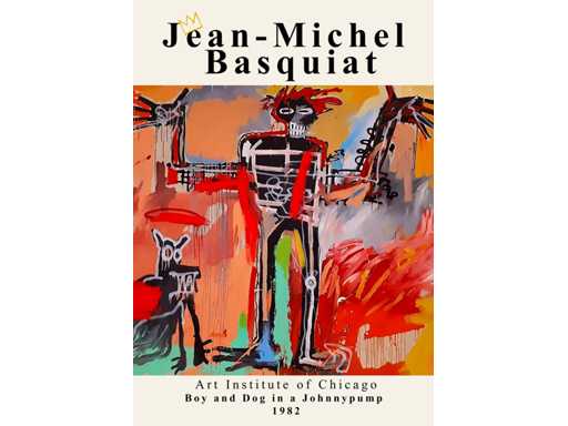 Foto Basquiat ‘Affiche Boy Dog’