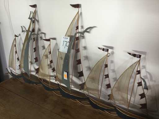 Decorazioni murali in metallo Claire & Eef