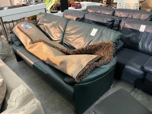 Lederlook 4-zit fauteuil