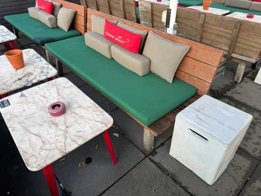 Cabine - Bancă terasă căptușită