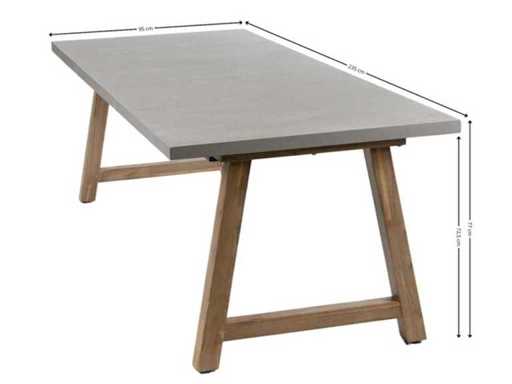 Rock - Table de jardin