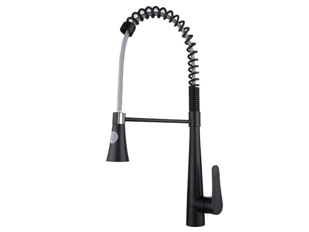 Kitchen faucet - Removable spout - Tilia - Matt black