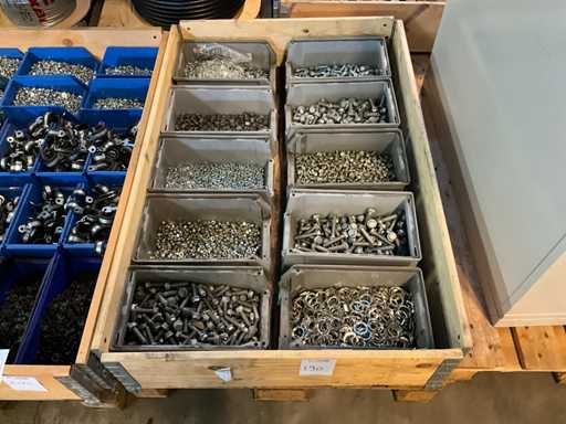 Charge von Befestigungselementen