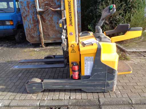 JUNGHEINRICH ERV 308  Deichselschubmaststapler mit Plattform, Jungheinrich-ERV 308