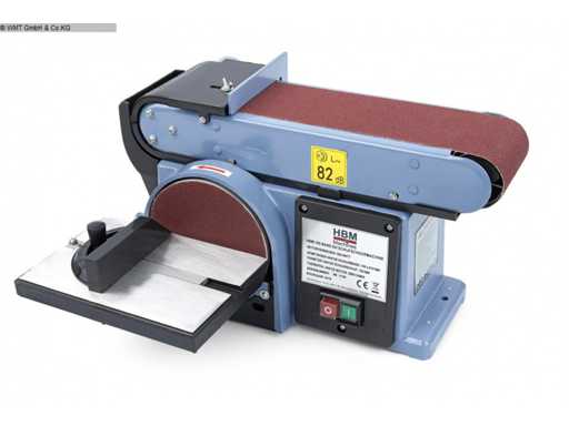 HBM 100 DISC/BAND Combination Grinding Machine