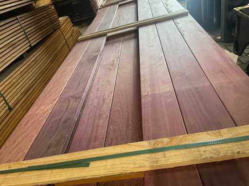 Doghe Purple Heart piallate 4000-4300x120x21mm (30x)