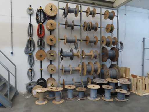 Cable rack with content