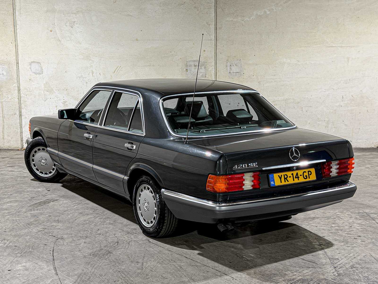 Mercedes-Benz 420 SE S-Klasse V8 4.2 224pk 1990 (Origineel-NL), YR-14-GP
