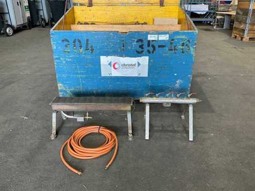 Chauffage au gaz pour chantiers