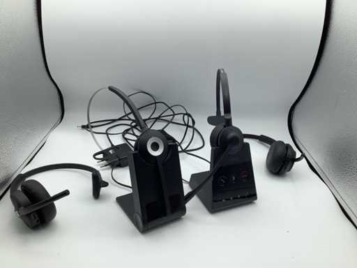 Jabra en yealink Draadloze Headsets Voip telefoon (4x)