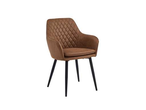 Colenis - Laura Eetkamerstoel - set van 50 - Cognac - Microfiber Stof - Design