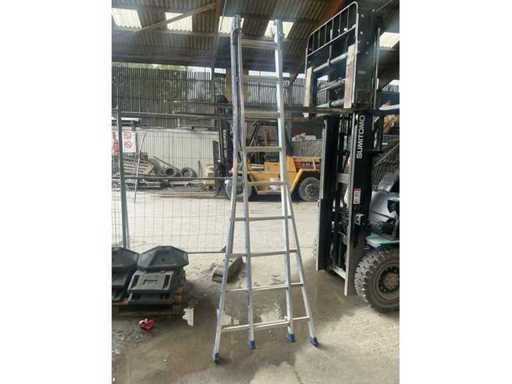 Tubesca 2x9 Aluminum Sliding Ladder
