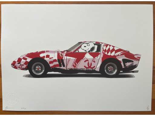 MORTE NYC: Snoopy Ferrari Car