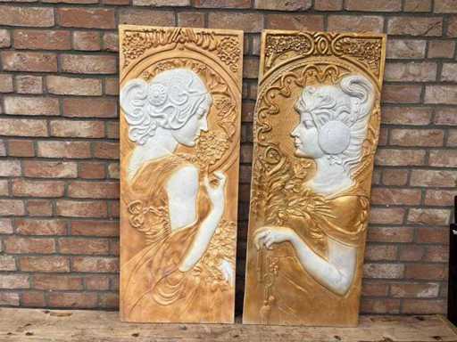 Wall decoration (2x)