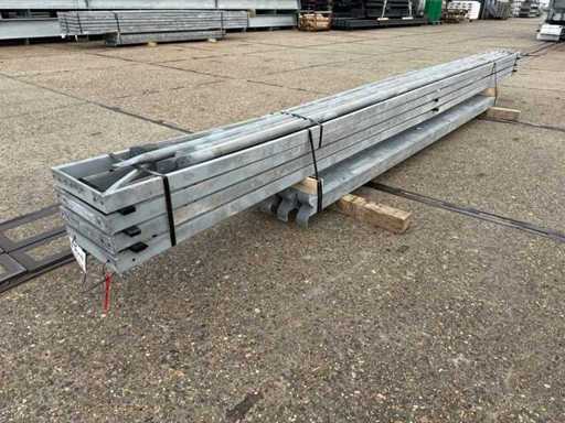 platdak - Staalconstructie 4.90 x 12.00 meter (59m2)