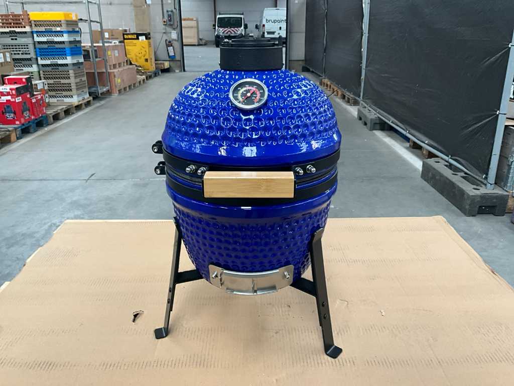 Kamado grill (13 inch) - blue