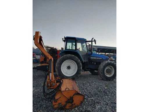 New Holland TM150 trekker met Noremat maaier - 2000