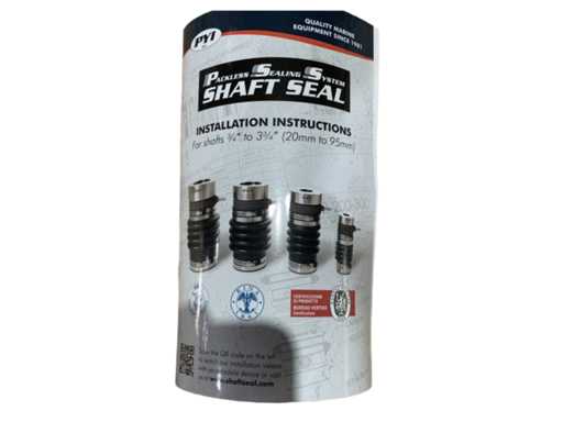 GRP-Propellerwellensystem mit D45 mm Edelstahlwelle – Dichtungen und Lager – TMP0214