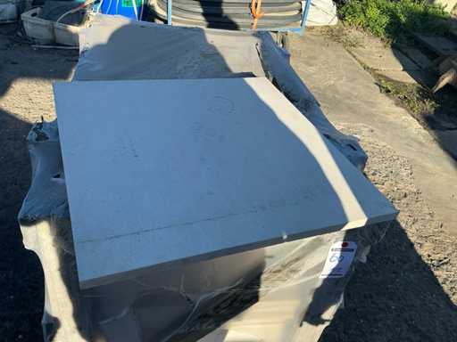 Carrelage en pierre naturelle Crème do mos d’environ 34,56 m2