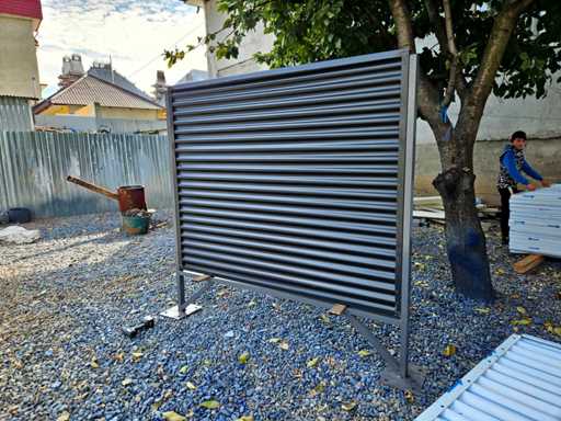 EMANUEL STEEL SHEET PANEL Steel sheet panel (8 pcs)